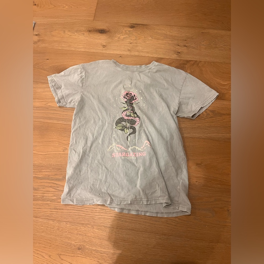 Gray Oversized cotton on T-shirt
